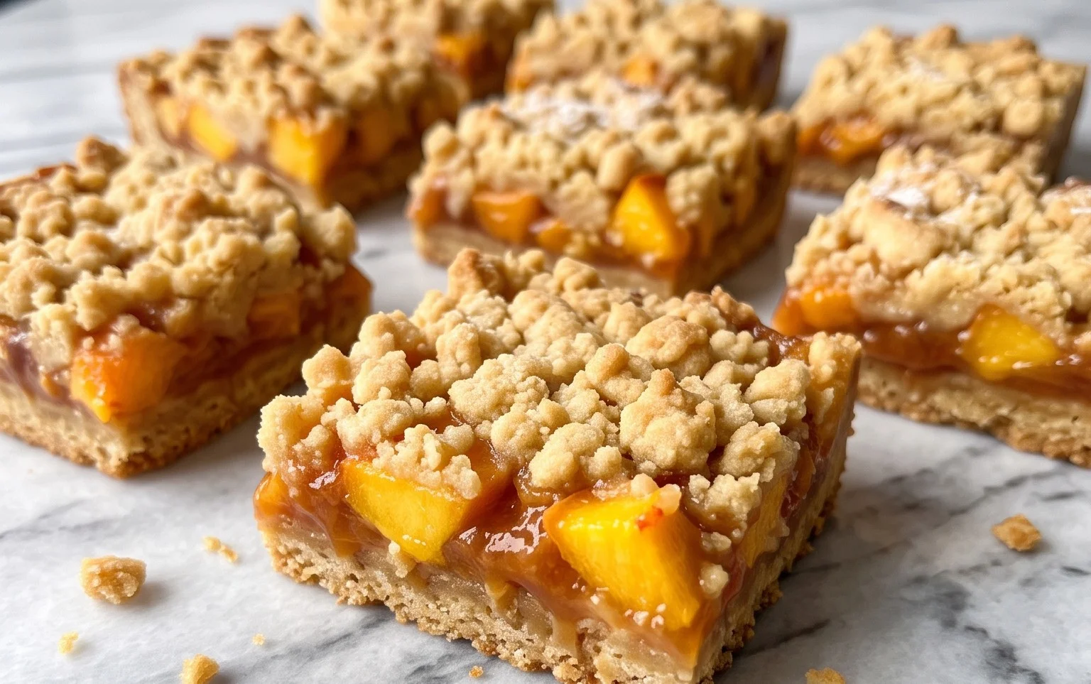 Fresh Peach Crum extractb Bars