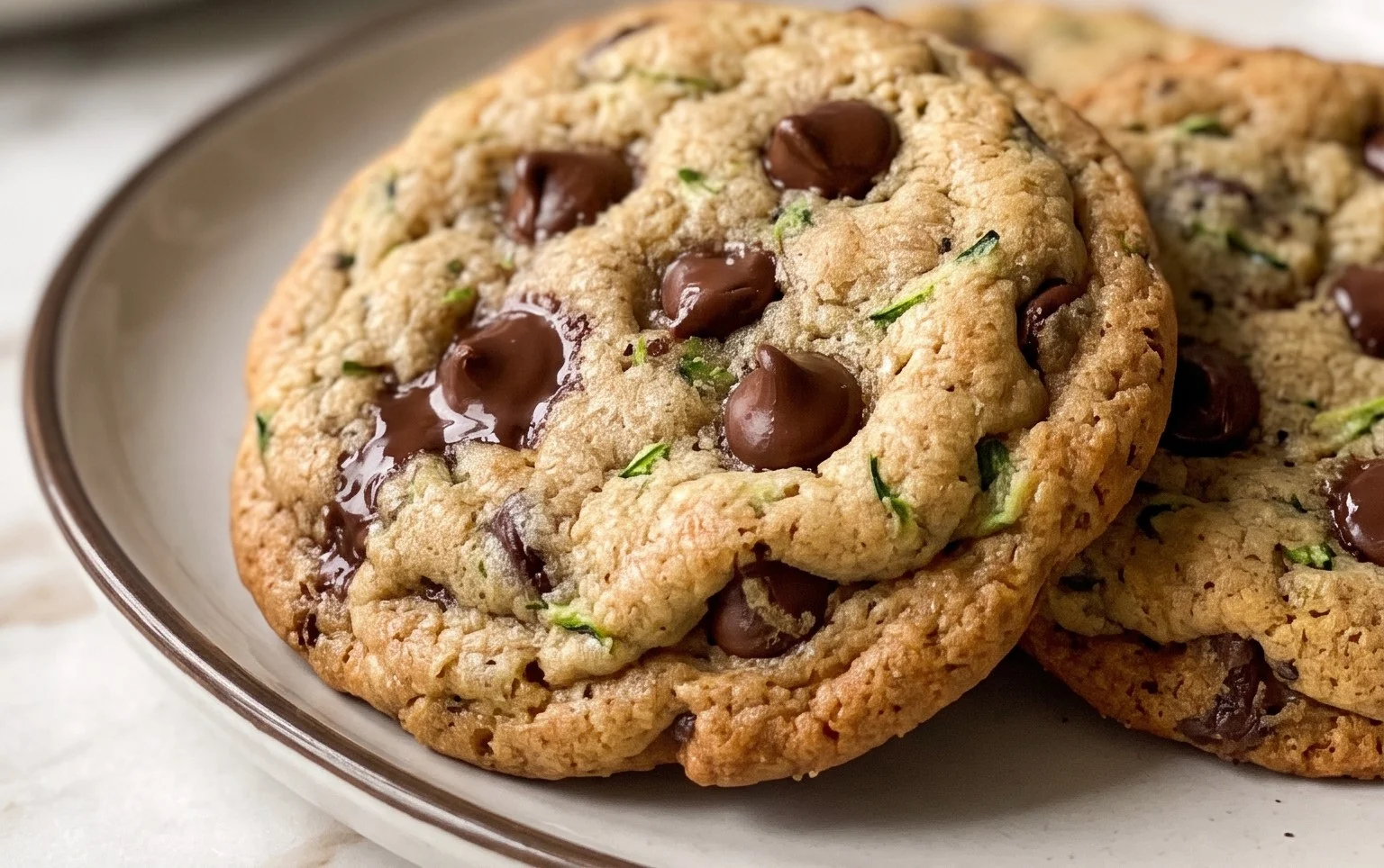 Zucchini Chocolate Chip Cookies
