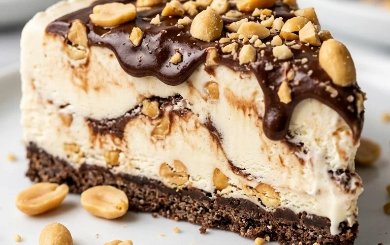 Buster Bar Ice Cream Cake