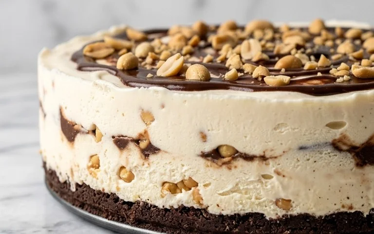 Buster Bar Ice Cream Cake