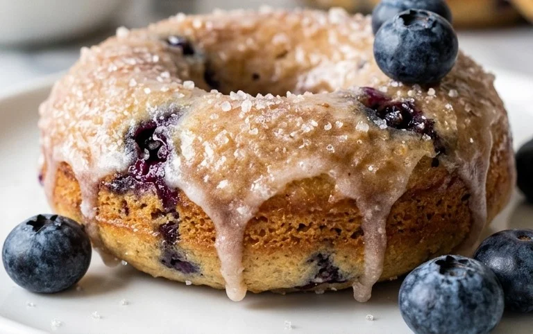 Blueberry Cake Donuts