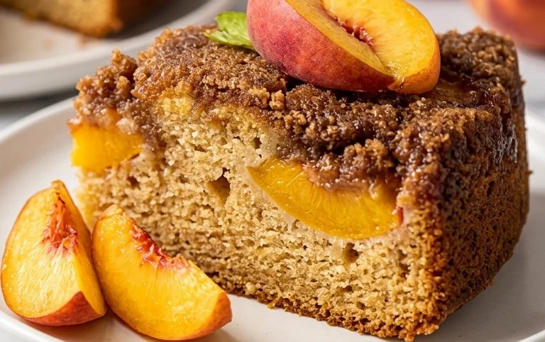 Brown Sugar Peach Cake