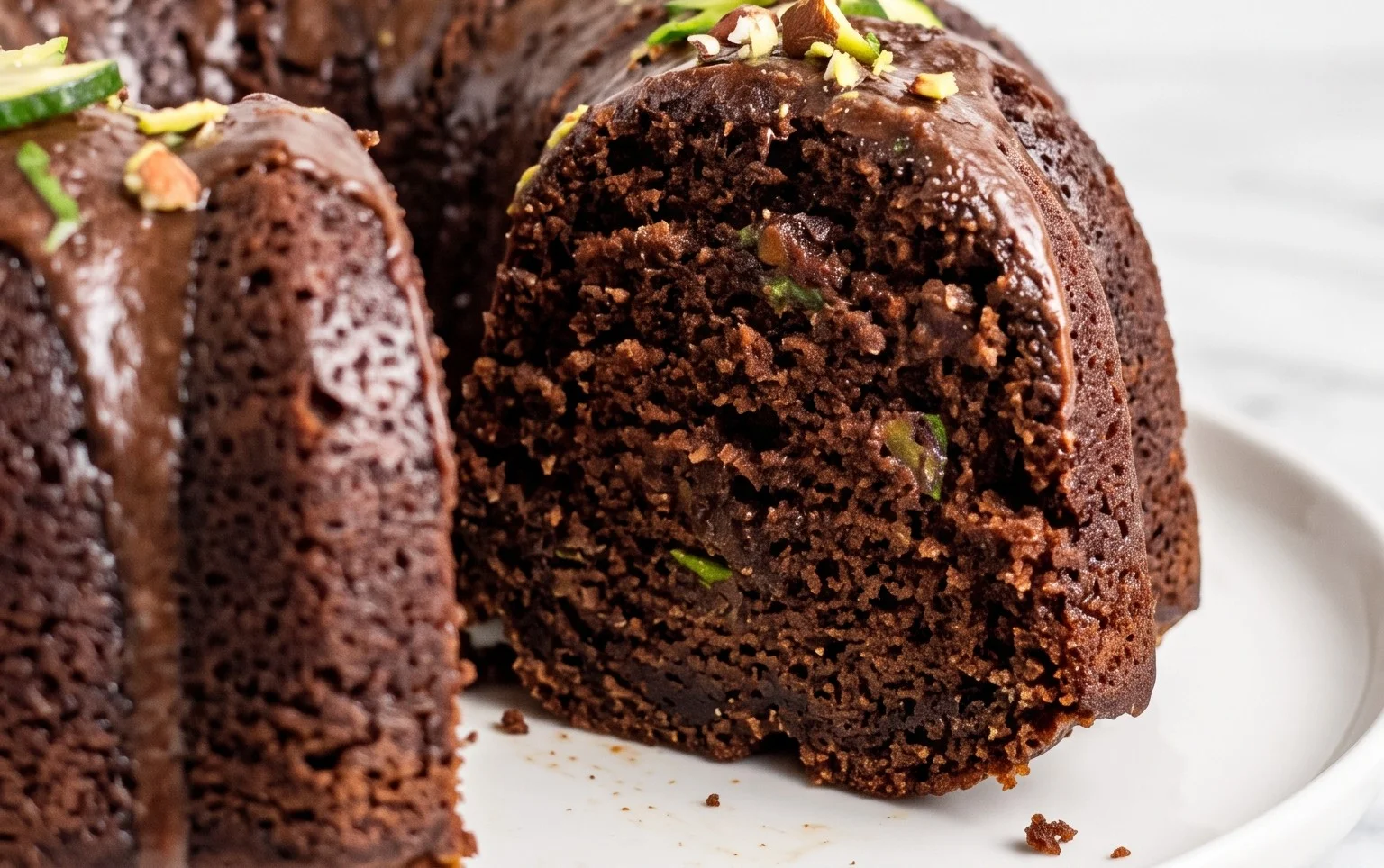 Chocolate Zucchini Bundt Cake 