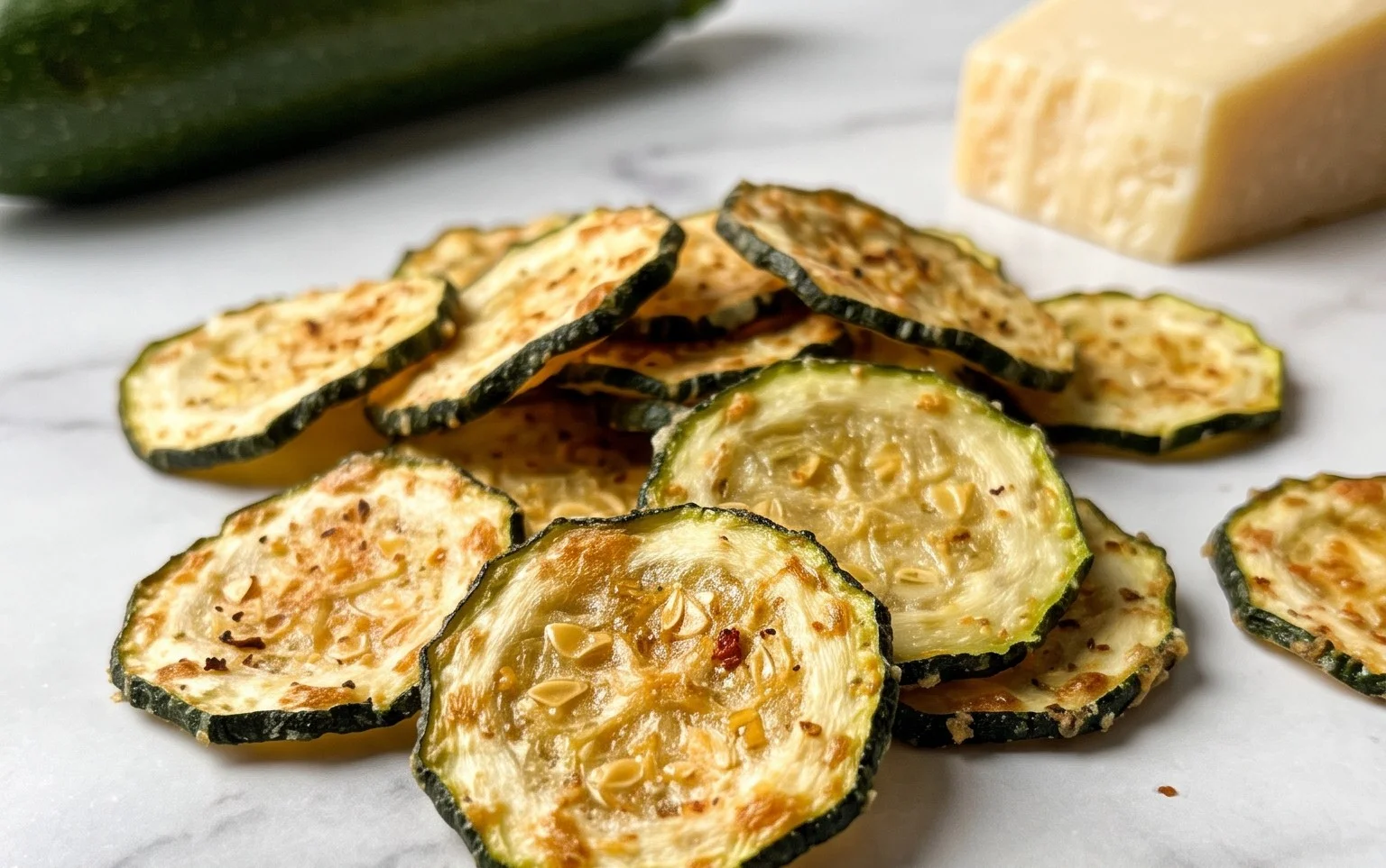 Crispy Baked Zucchini Chips