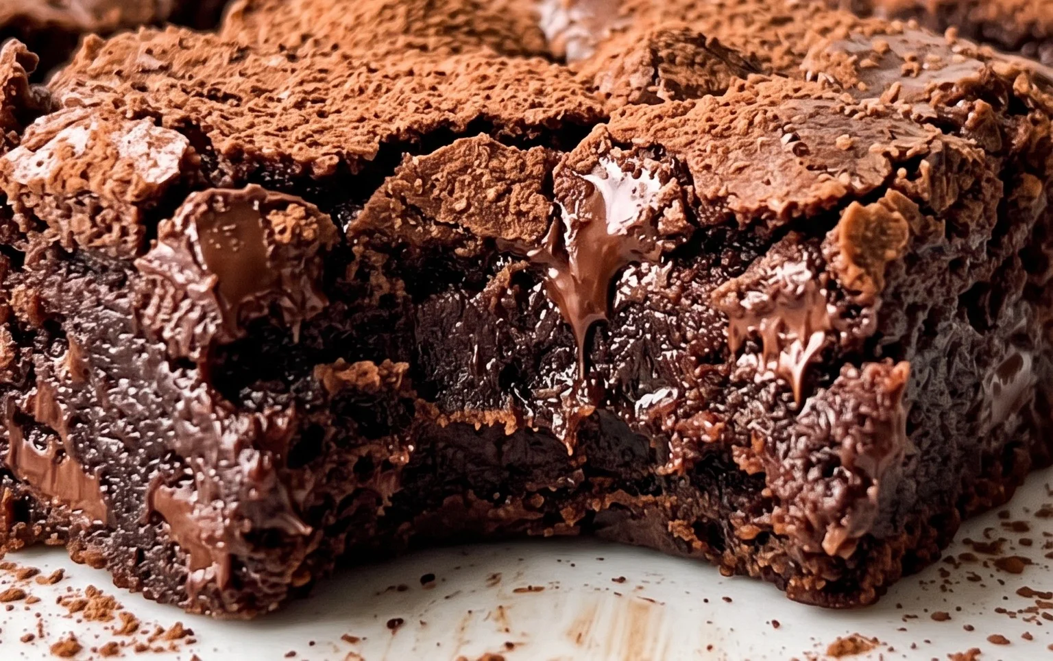 Flourless Chickpea Brownies (Vegan & Gluten Free)