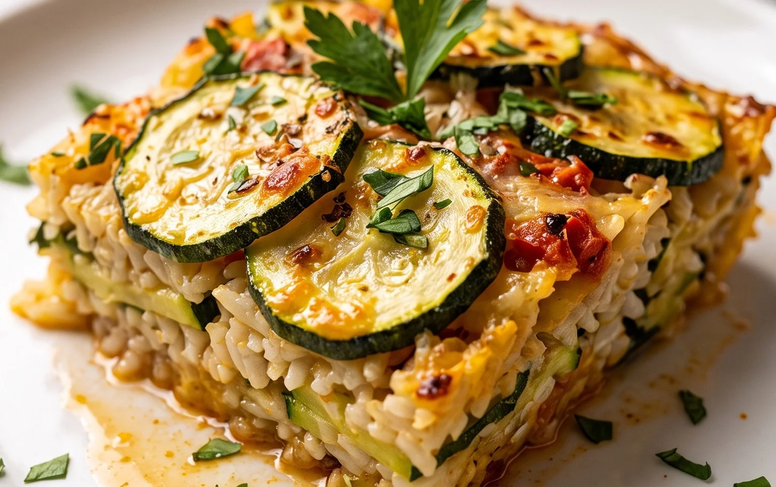 Julia Child's Zucchini and Rice Gratin (Tian de Courgettes au Riz)