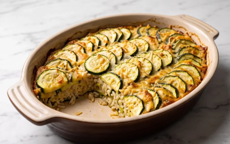 Julia Child's Zucchini and Rice Gratin (Tian de Courgettes au Riz)