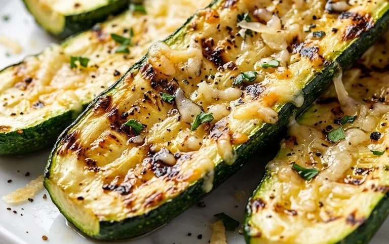 Grilled Zucchini with Parmesan
