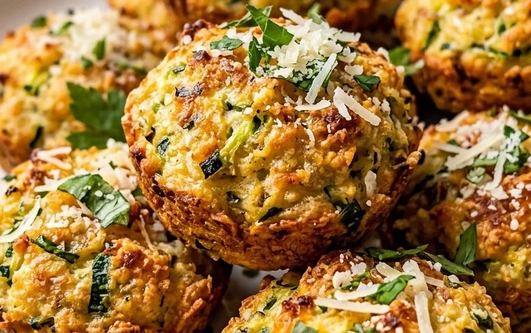 Zucchini Garlic Bites